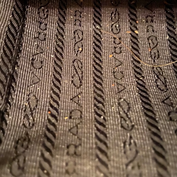 Large Prada sparkly leather shoulder hobo bag - Picture 10 of 16